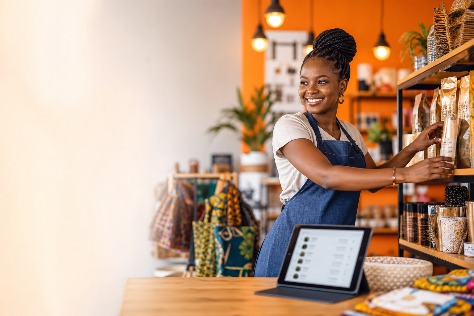 A merchant managing their products and orders on Delivo